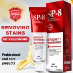 SP-8 Probiotic Whitening Toothpaste Probiotic Peppermint Freshness Removes Yellow and Tobacco Stains - Image 2