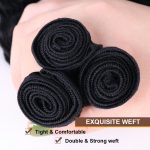 Organic Protein Fiber Water Wave Jerry Curly Wavy Heat Resistant Synthetic Hair Weave Bundles Extensions - Image 4