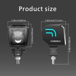 New 2 Inch Dual-Color Offroad Light LED Fog Spot Driving Lights - Image 5