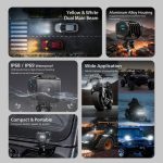 New 2 Inch Dual-Color Offroad Light LED Fog Spot Driving Lights - Image 6