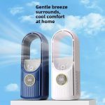 Mini desktop spray USB fan - Wireless remote control humidifying air - Image 4