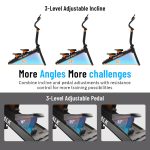 Adjustable Magnetoresistive High Quality Metal Fitness Stair Climber Foldable Home Use Durable - Image 6