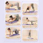 6 in 1 Multi-Purpose Foldable Pilates Reformer Board Set With Timer Pilates Equipment Ab Exercise Abs Roller for Home - Image 6