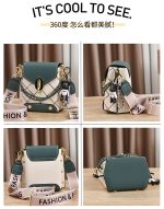 Simple small square bag, mini crossbody bag - Image 10