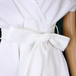 V-neck, sleeveless, full-skirted evening gown - Image 7