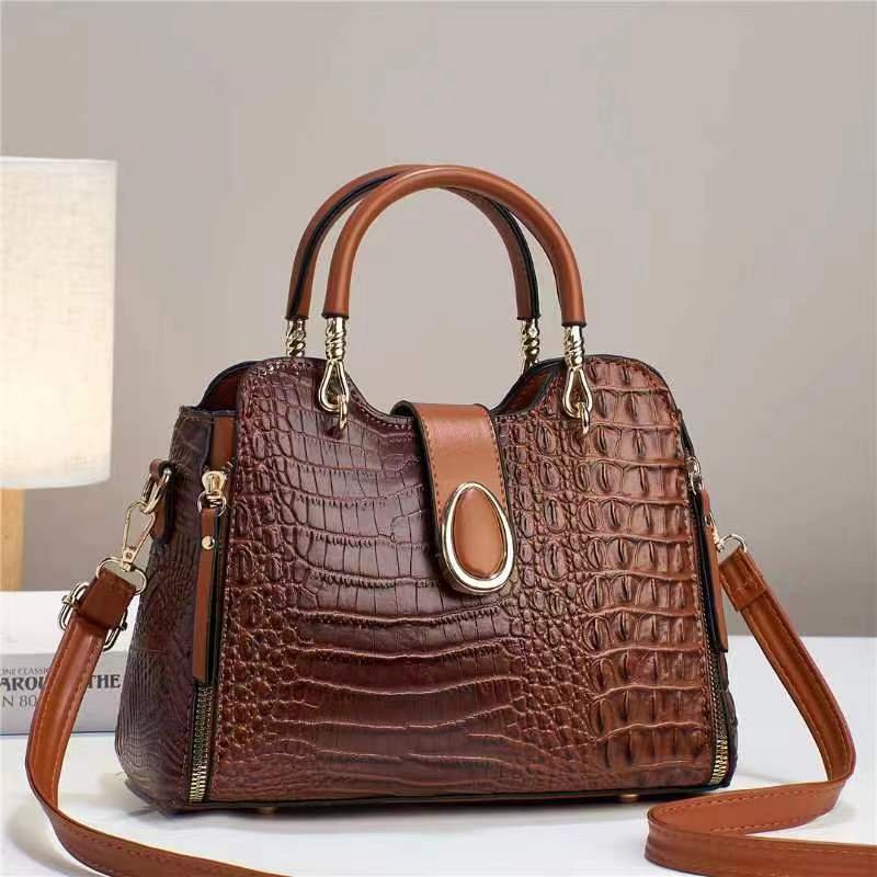 SKU_棕色 New fashionable single-shoulder crossbody handbag - Image 1