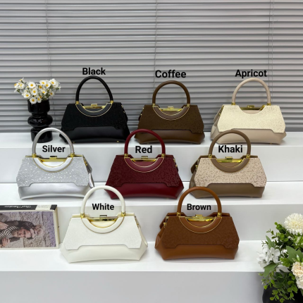 Fashion women’s handbag with metal claspV1421