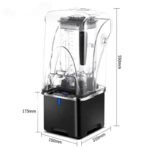 Smoothie Machine  Touch Screen Panel Sound Insulation Ice Blender 2.2L - Image 2