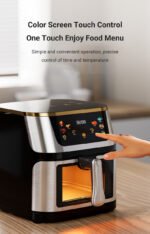 Smart stainless steel visible air fryer 7L 8L 10L 12L - Image 7